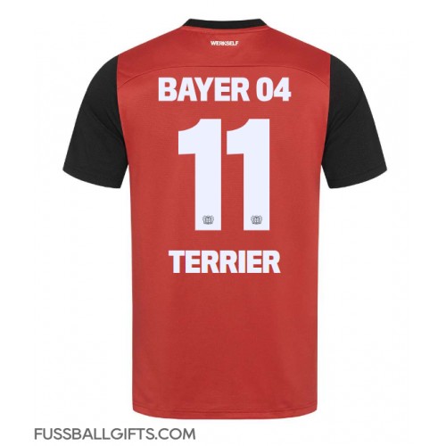 Bayer Leverkusen Martin Terrier #11 Fußballbekleidung Heimtrikot 2024-25 Kurzarm